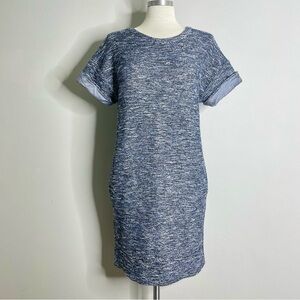 VINCE Rolled Cuff Shift Dress